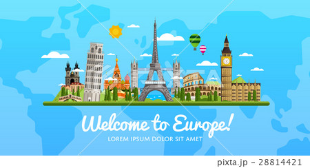 Travel and tourism raster illustration. Travel and tourism raster illustration. 28814421