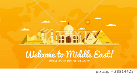 Travel and tourism raster illustration. 28814425