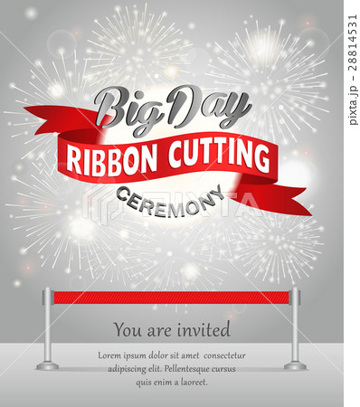 Grand opening banner design raster illustration Grand opening banner design raster illustration 28814531