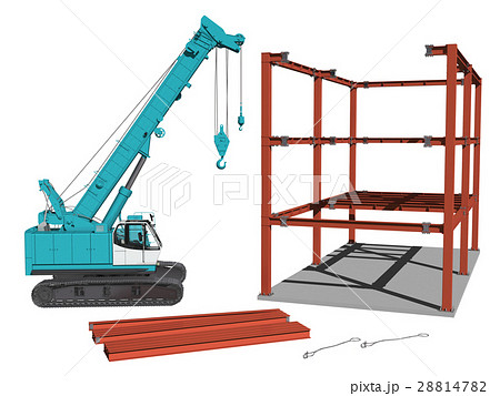 建築工事のイラスト素材 2147