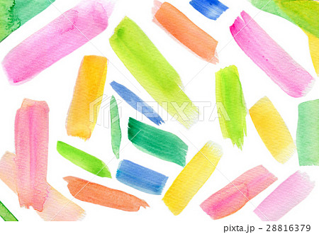 水彩テクスチャー カラフルペイント 28816379