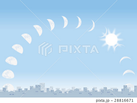 午後の月 28816671