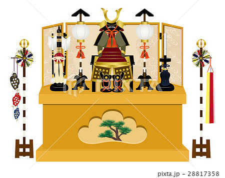 こどもの日の五月人形 28817358