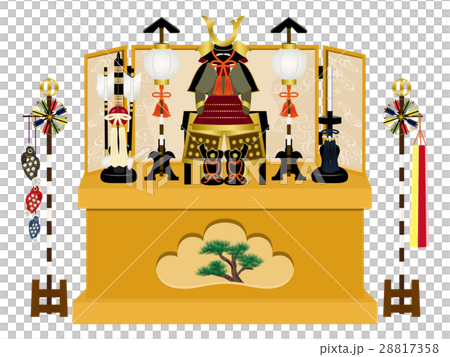 こどもの日の五月人形 28817358