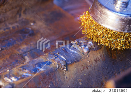 wire brush for mechanical cleaning of metal 28818695