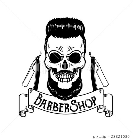Vector Barbershop emblem, barbershop logo or badge 28821086