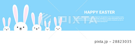 Rabbit Easter Holiday Bunny Symbols Greeting Card Rabbit Easter Holiday Bunny Symbols Greeting Card 28823035