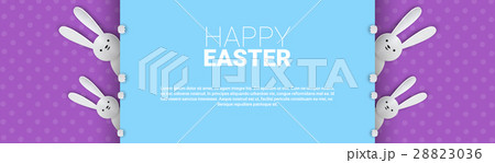 Rabbit Easter Holiday Bunny Symbols Greeting Card Rabbit Easter Holiday Bunny Symbols Greeting Card 28823036