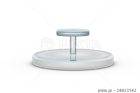 two tier of round glass stand 28823562
