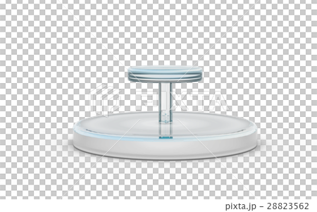 two tier of round glass stand 28823562