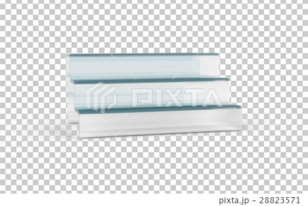 three tier with white glass of display stand 28823571