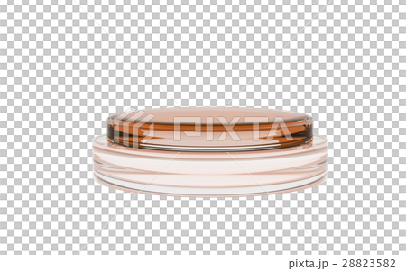 brown color of round glass stand for display 28823582