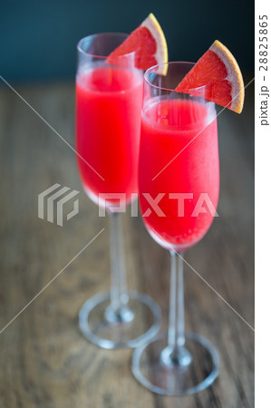 Two glasses of Mimosa cocktail 28825865