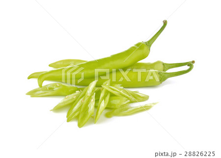green pepper on white background green pepper on white background 28826225