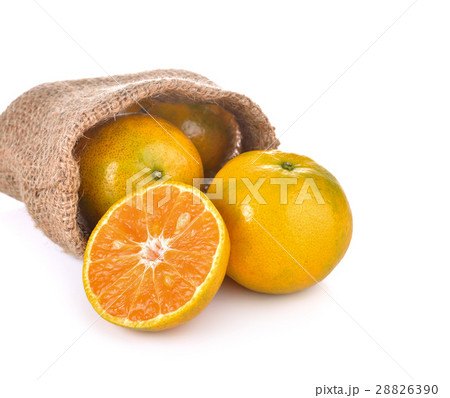 Orange fruit on white background Orange fruit on white background 28826390