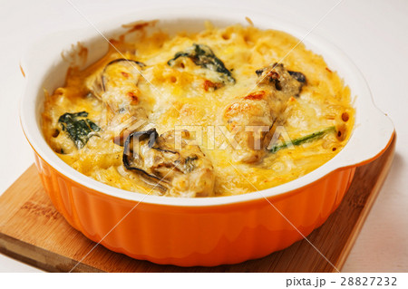 牡蠣とほうれん草のグラタン 28827232