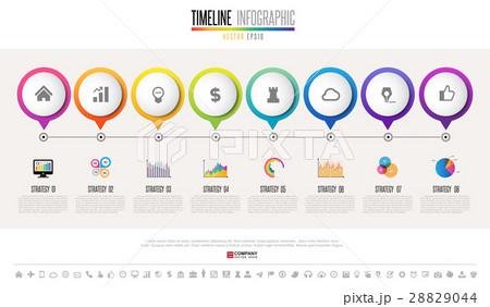 Timeline Infographics Design Template Timeline Infographics Design Template 28829044