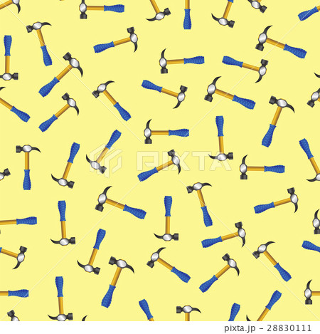 Hammer Icon Seamless Pattern 28830111