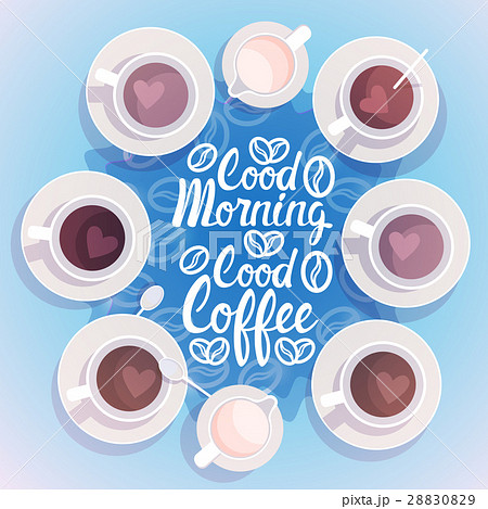 Coffee Cup Break Breakfast Drink Beverage Top View Coffee Cup Break Breakfast Drink Beverage Top View 28830829