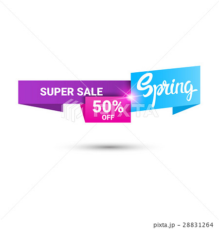 Spring Sale Shopping Special Offer Holiday Banner 28831264