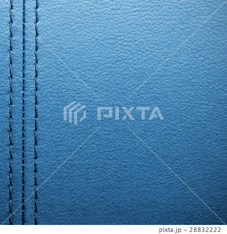 Blue leather with seam 28832222