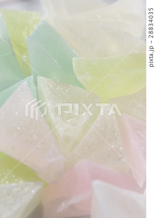 透明感のある琥珀糖のテクスチャ 28834035
