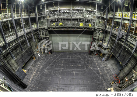 Stage in the abandoned theatre 28837085