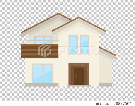 House illustration - Stock Illustration [28837504] - PIXTA