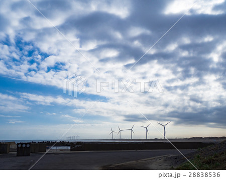 波崎 風車と青空 波崎 風車と青空 28838536