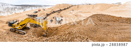Gold mining. Industrial site. 28838987