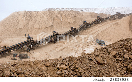Gold mining. Industrial site. 28838988