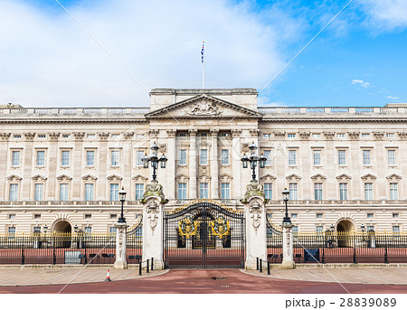 ロンドン バッキンガム宮殿の写真素材