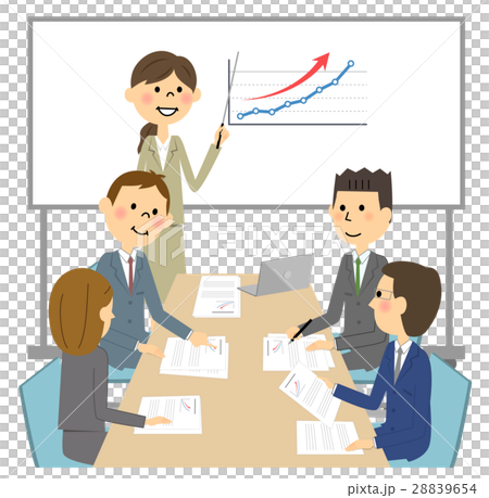 社内会議　プレゼンテーション 28839654