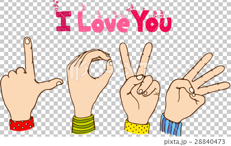 手のジェスチャー 28840473