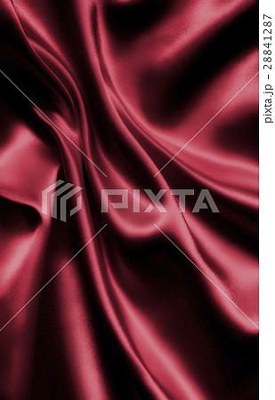 Smooth elegant red silk or satin luxury cloth  28841287