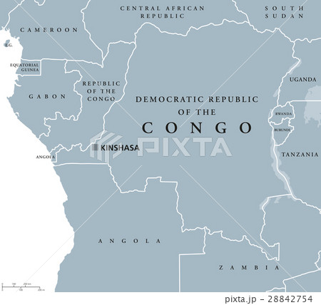 Democratic Republic of the Congo political map Democratic Republic of the Congo political map 28842754