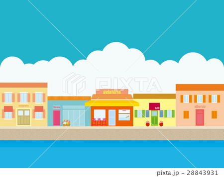 街並み　海　雲 28843931