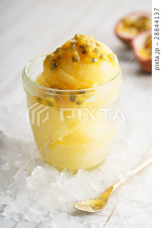 pineapple and passionfruit sorbet pineapple and passionfruit sorbet 28844137