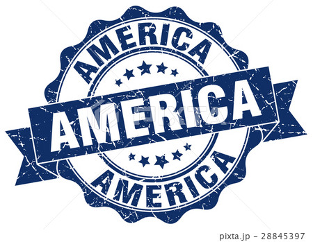 America round ribbon seal 28845397