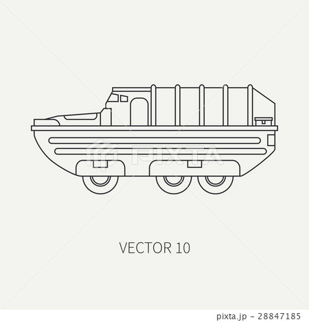 Line flat plain vector icon infantry assault Line flat plain vector icon infantry assault 28847185