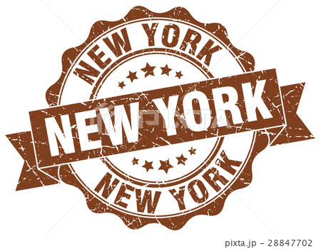 New York round ribbon seal New York round ribbon seal 28847702