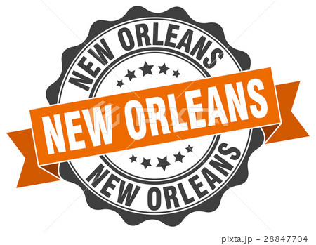 New Orleans round ribbon seal 28847704