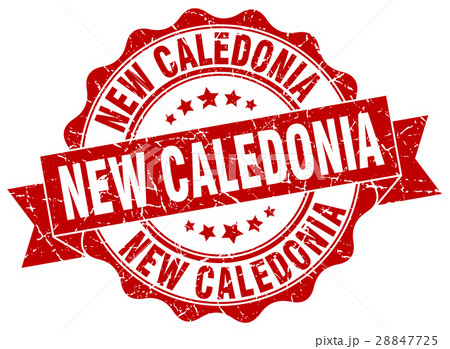 New Caledonia round ribbon seal 28847725