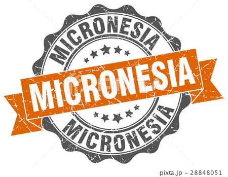 Micronesia round ribbon seal 28848051