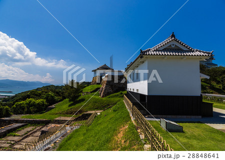 Tomioka Castle on the hill in Amakusa, Kumamoto 28848641