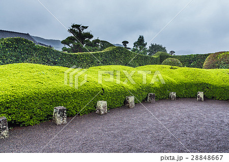 Japanese garden in Chiran Samurai district 28848667