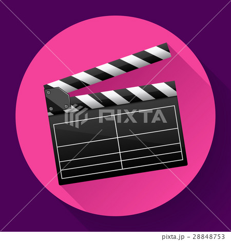 movie clapper board movie maker vector. movie clapper board movie maker vector. 28848753