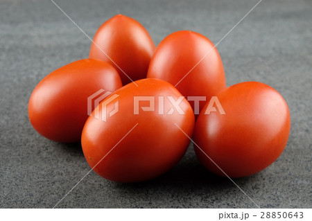 Group of fresh red tomatoes on dark background. Group of fresh red tomatoes on dark background. 28850643