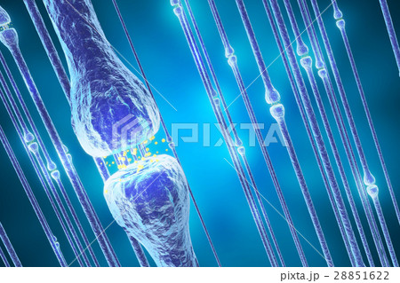Illustration of an active receptor isolated on Illustration of an active receptor isolated on 28851622