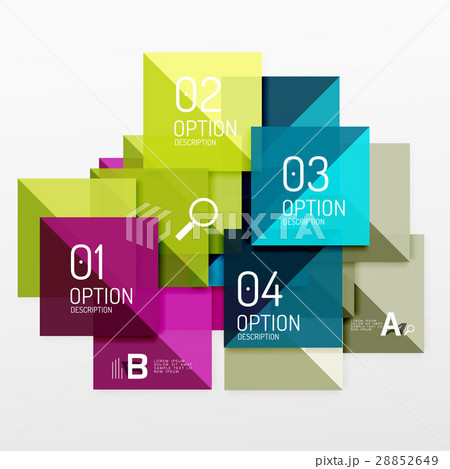 Vector square abstract background 28852649